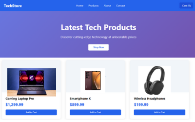 WordPress E-commerce Site